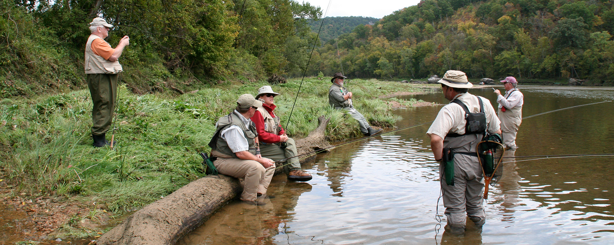 Streamside class on the White River